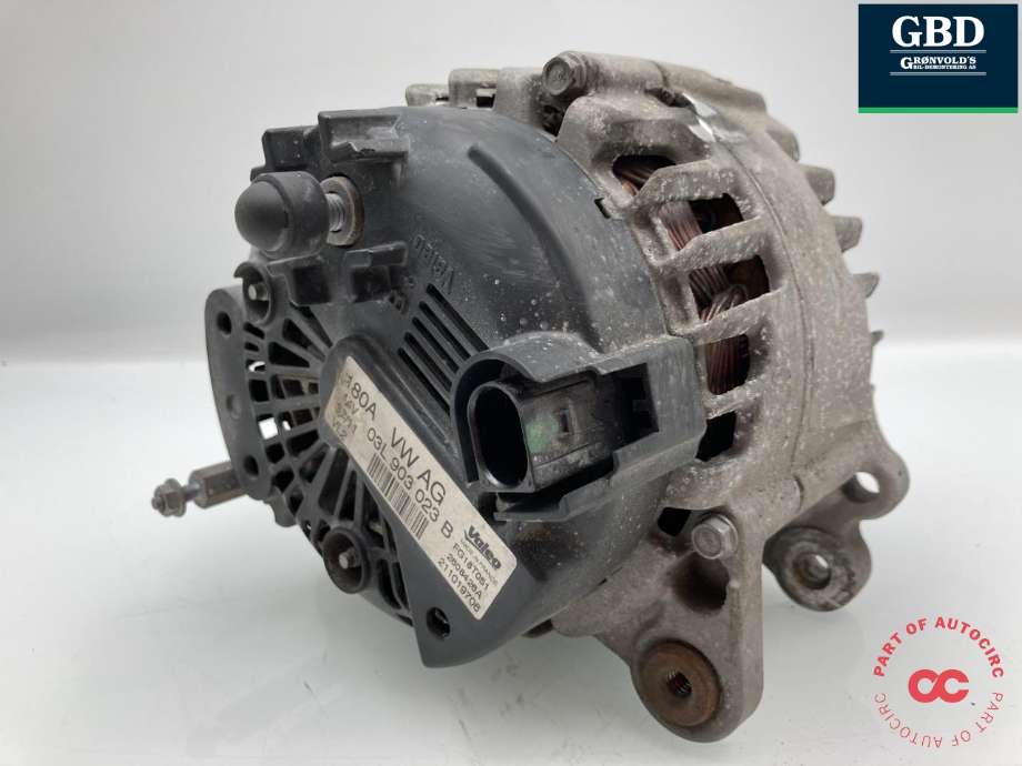 Dynamo diesel til VW CC 2008-2012 (PASSAT CC) (PASSAT CC) (03L 903 024 F|03L 903 023 D | 03L 903 023 DX |03L 903 024 FX|03L 903 023 B | 03L 903 023 BX)
