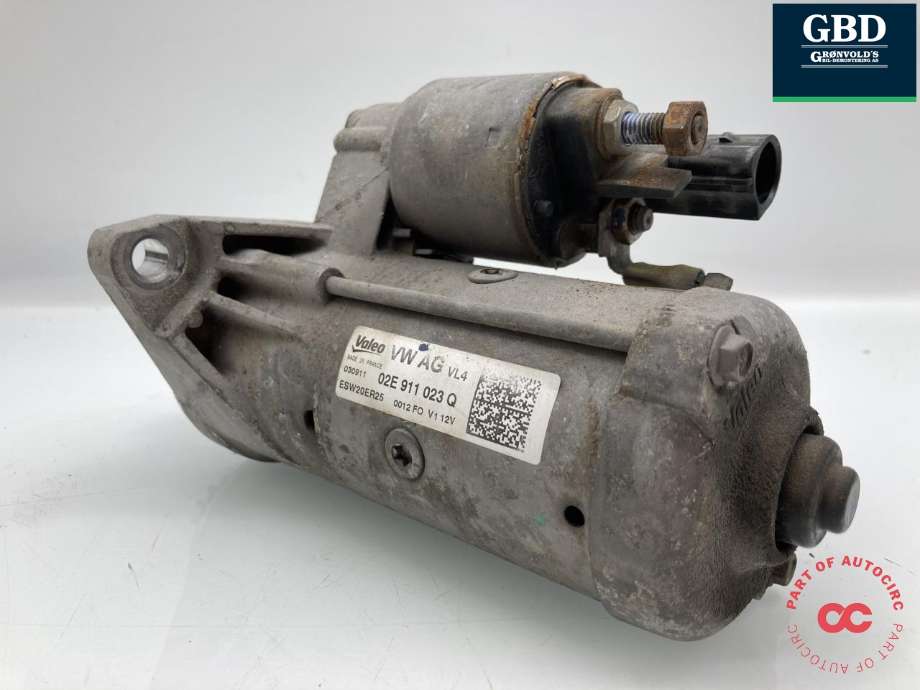 Starter diesel til VW CC 2008-2012 (PASSAT CC) (PASSAT CC) (02E 911 024 C|02E 911 023 Q|02E 911 023 QX |02E 911 024 CX)
