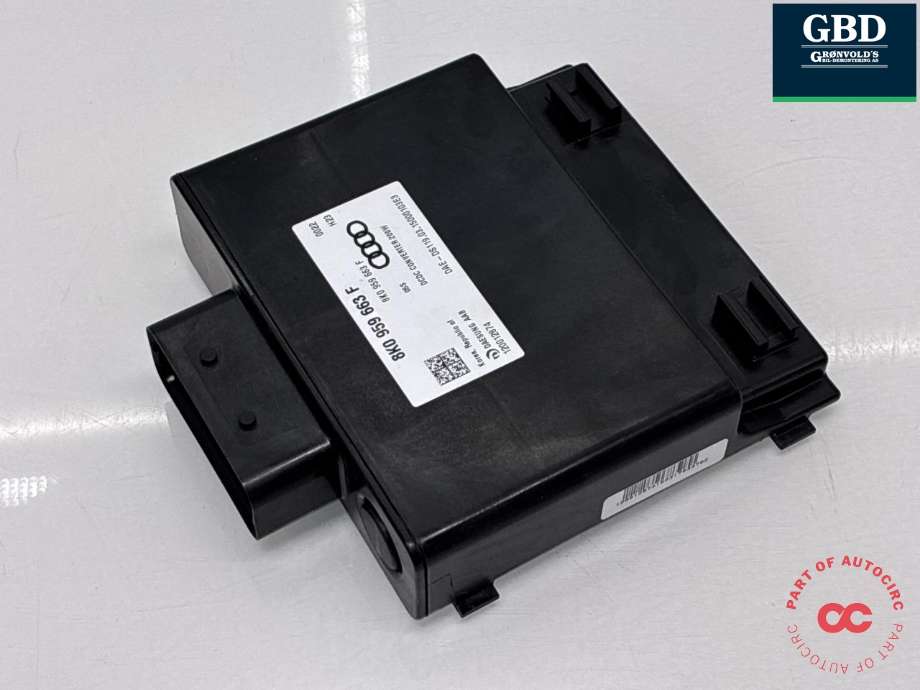 Spenningsregulator til Audi A6, Allroad 2015-2019 (Type III, Fase 2) (C7) (C7) (8K0 959 663 F|)