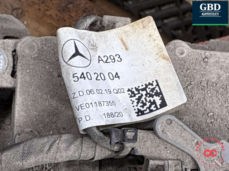 Motor elbil bak til Mercedes EQC 2019-->> (A 293 340 97 00|A 293 340 94 00| A 293 340 85 00| A 293 340 64 00|A 293 340 51 00| A 293 340 37 00)