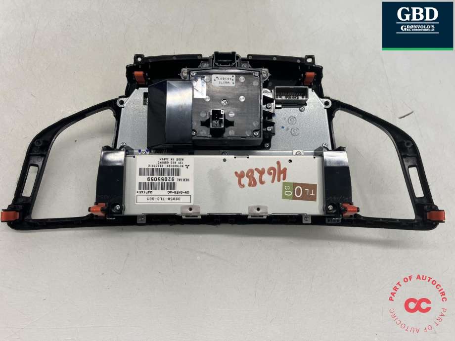 Bilstereo navigasjon betjeningspanel til Honda Accord 2008-2015 (Type VIII)  (39106TL0G21ZA|)