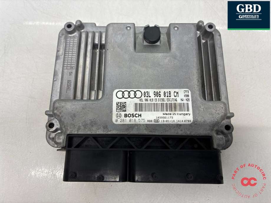 Styreenhet motor til Audi Q3, 2011-2014 (Type I, Fase 1)  (03L 906 018 CM)
