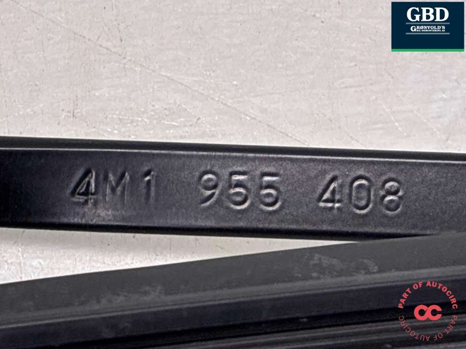 Viskerarm frontrute høyre til Audi Q7 2015-->> (Type II) (4M1 955 408 1P9|)