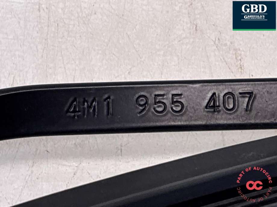 Viskerarm frontrute venstre til Audi Q7 2015-->> (Type II)  (4M1 955 407    1P9|)