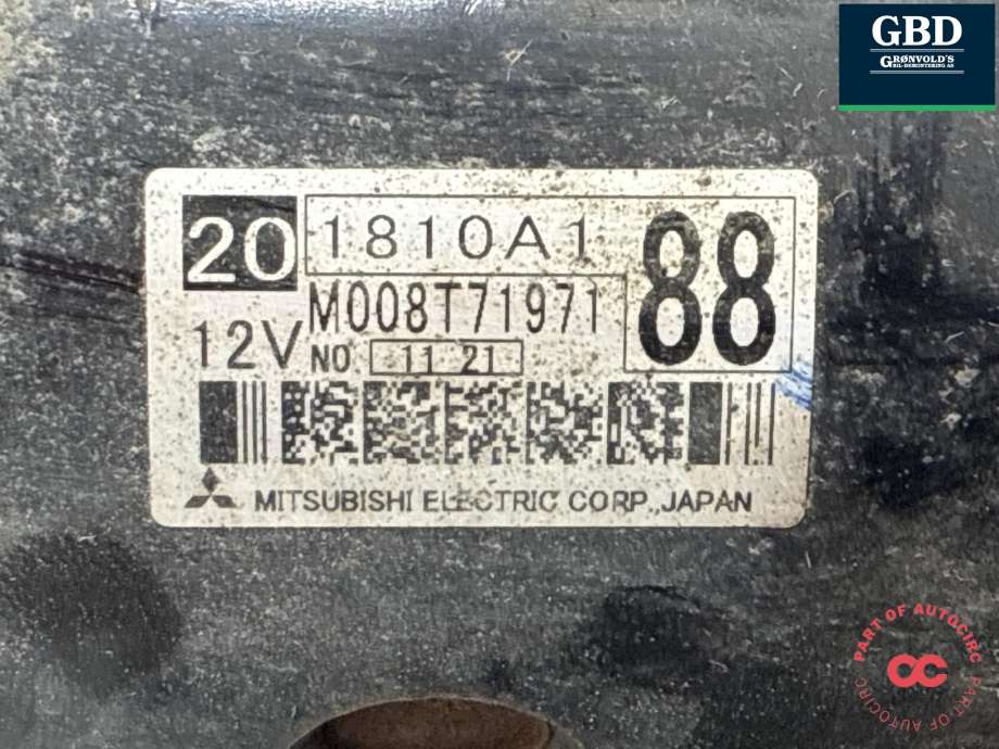 Starter diesel til Mitsubishi ASX 2010-2019  (1810A188|)