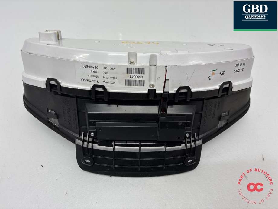 Instrumentpanel til Volvo XC60 2008-2013 (Type I, Fase 1)  (36001836|69399-870U|31327582AA)