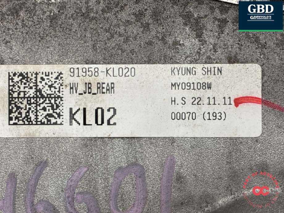 Inverter elbil til Hyundai Ioniq 6 2023-->> (366011XEA0|)