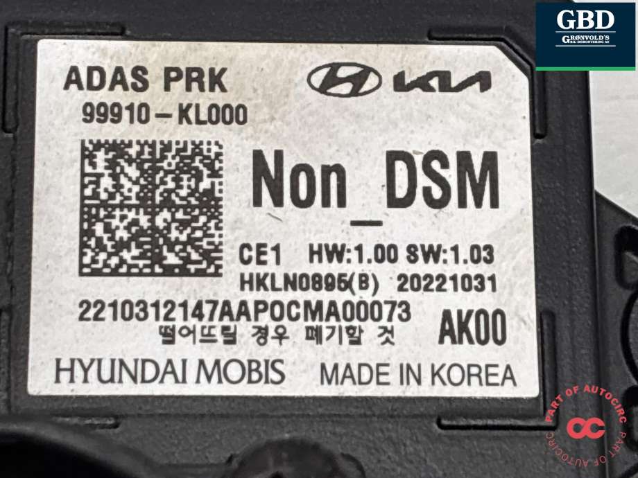 Styreenhet diverse til Hyundai Ioniq 6 2023-->>  (99910KL 000|)