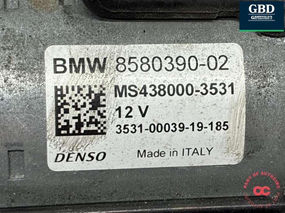 Starter diesel til BMW X1 2015-2022 (F48) (F48) (12 41 8 580 390|12 41 8 676 405|)
