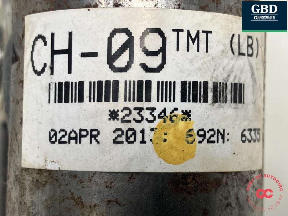 Tenningslås til Toyota Hilux 2012-2016  (844500K010|89783-22023|625736-000)