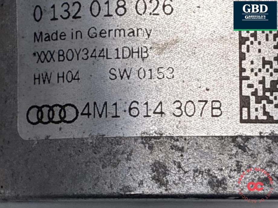 Bremsekraft-regulator bak til Audi Q7 2015-->> (Type II)  (4M1 614 307 C|4M1 614 307 B|)