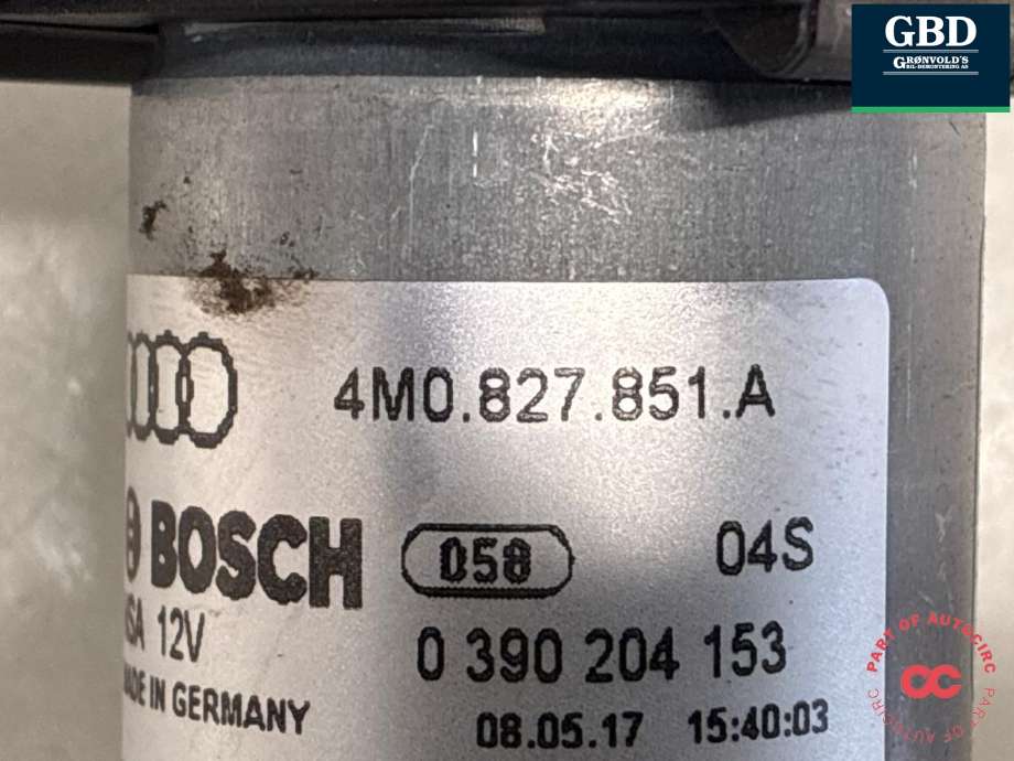 Baklukeåpner motor til Audi Q7 2015-->> (Type II)  (4M0 827 851 D|4M0 827 851 C|4M0 827 851 A)
