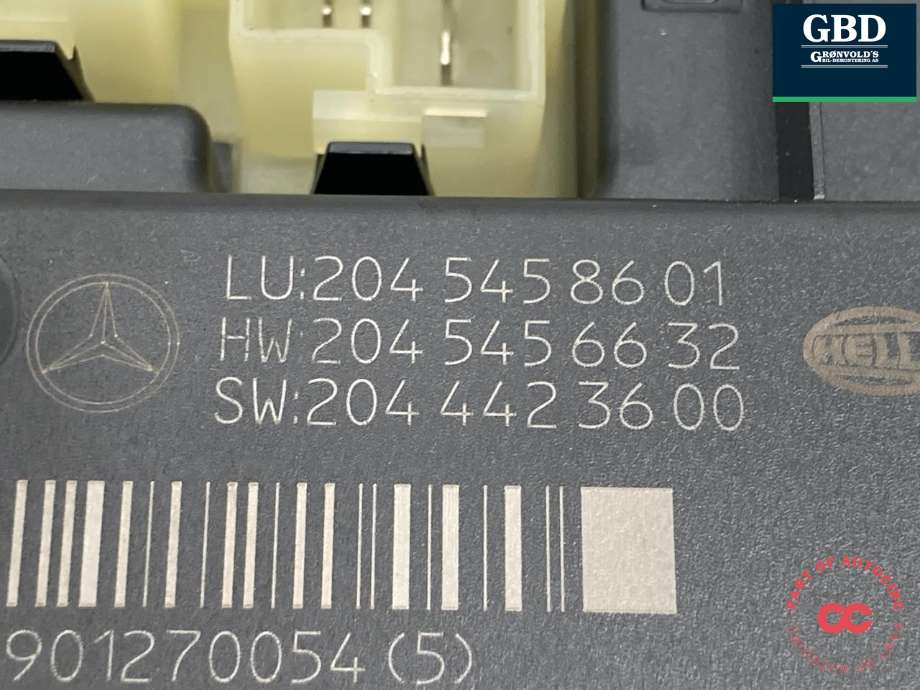 Styreenhet (SAM - Signal Acquisition Module) til Mercedes C-Klasse 2007-2011 (Fase 1) (W204) (W204) (A 204 900 16 03|A 204 545 86 01|)