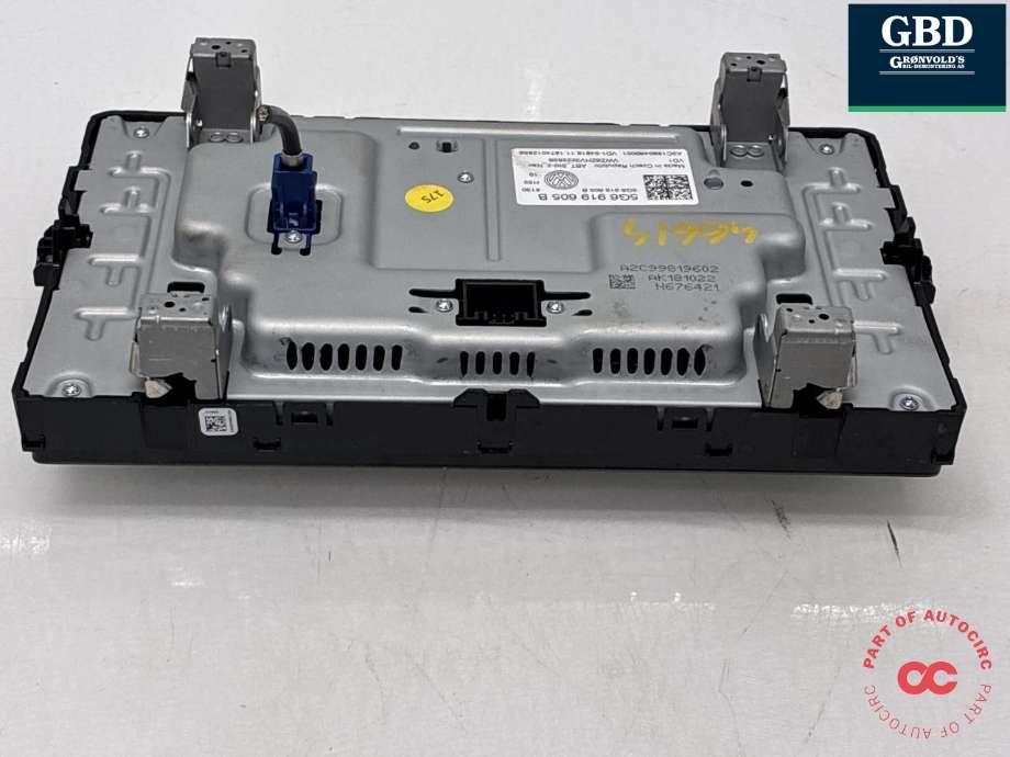 Bilstereo navigasjon skjerm til VW ID.5 2022-->>  (10B 919 606 B|5G6 919 605 B|)