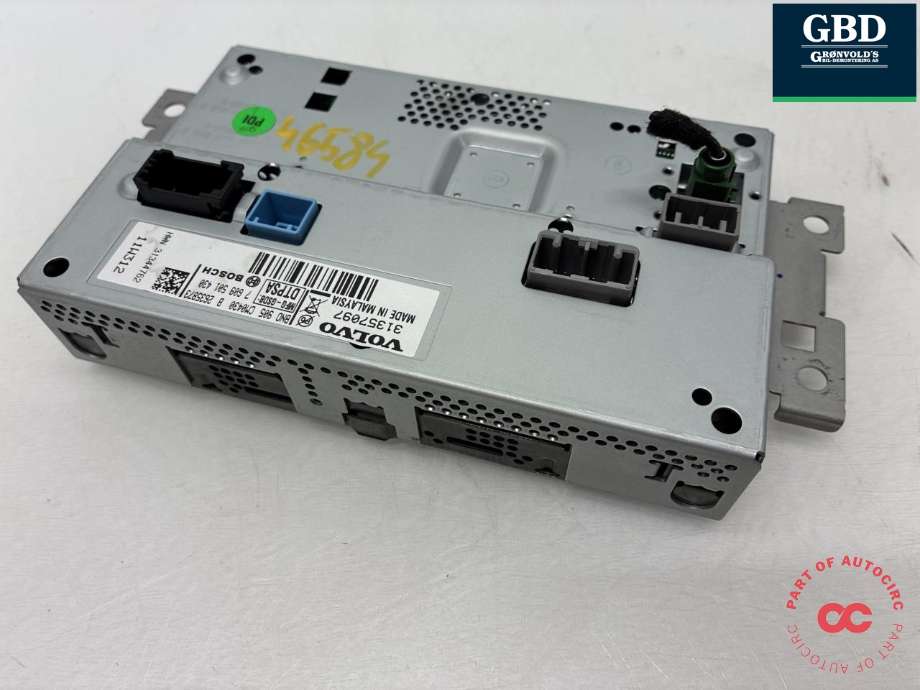 Bilstereo navigasjon skjerm til Volvo XC60 2008-2013 (Type I, Fase 1) (36001982|31357097|)