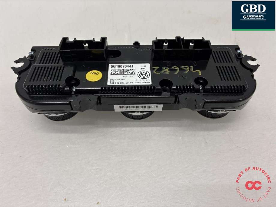 Varmeapparat betjening til VW Passat 2015-2019 (Fase 1) (B8) (B8) (5G1 907 044 J|5G1 907 044 J  WZU|)