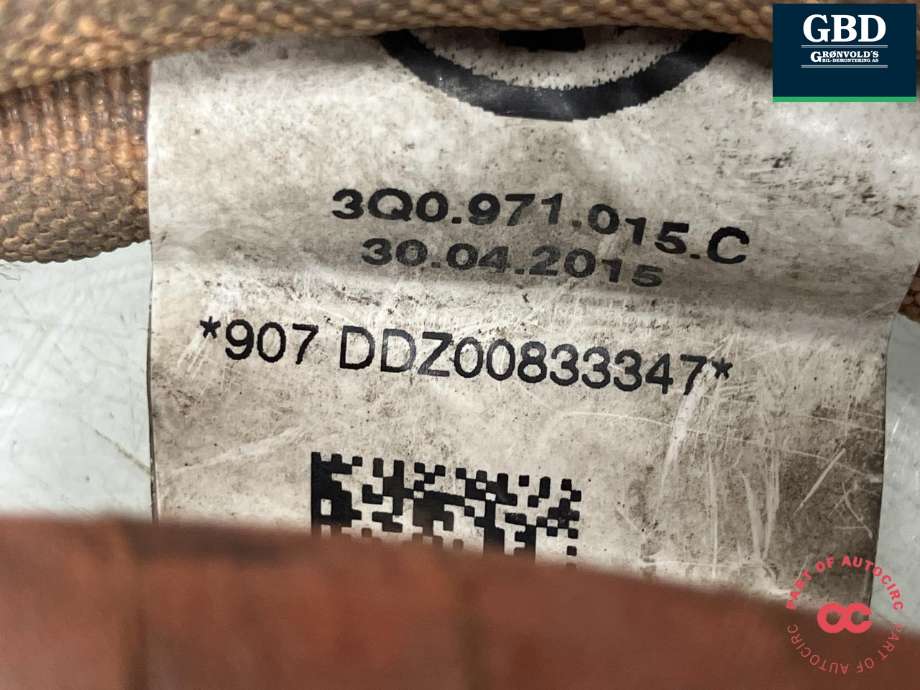 Kabel høy volt (HV) hybrid til VW Passat 2015-2019 (Fase 1) (B8) (B8) (3Q0 971 015 E|)