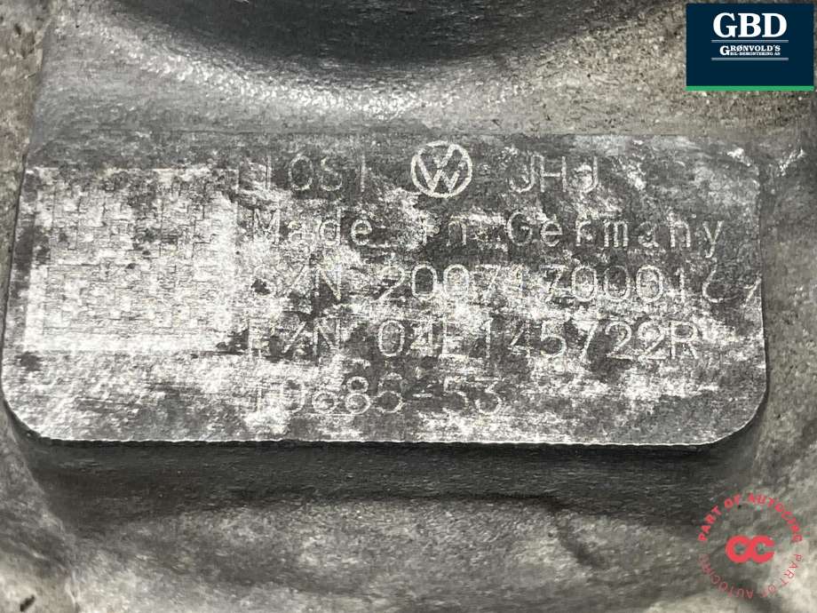 Turbo til VW Passat 2015-2019 (Fase 1) (B8) (B8) (04E 145 874 B|04E 145 722 R|04E 145 722 RX)