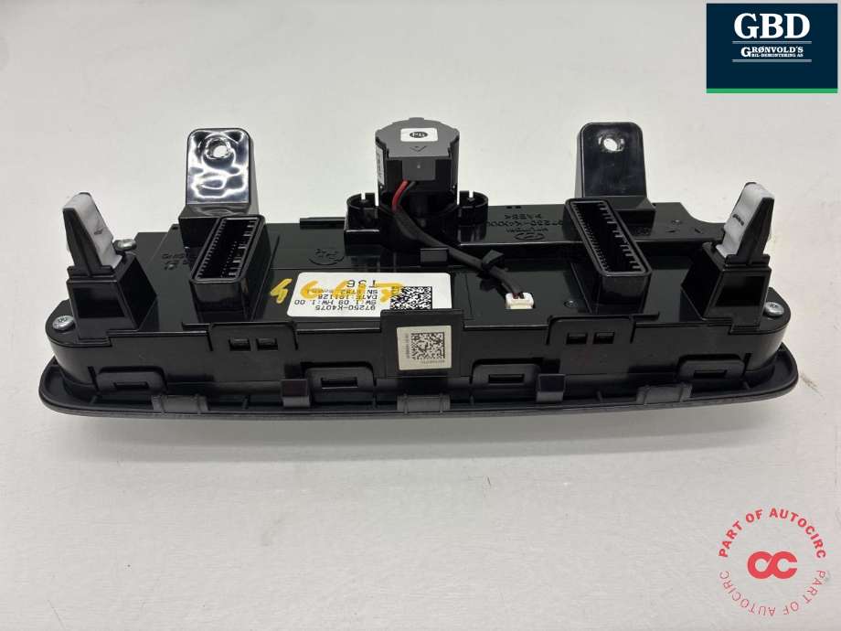 Varmeapparat betjening til Hyundai Kona 2017-2021 (Type I, Fase 1)  (97250K 4075SPS|)