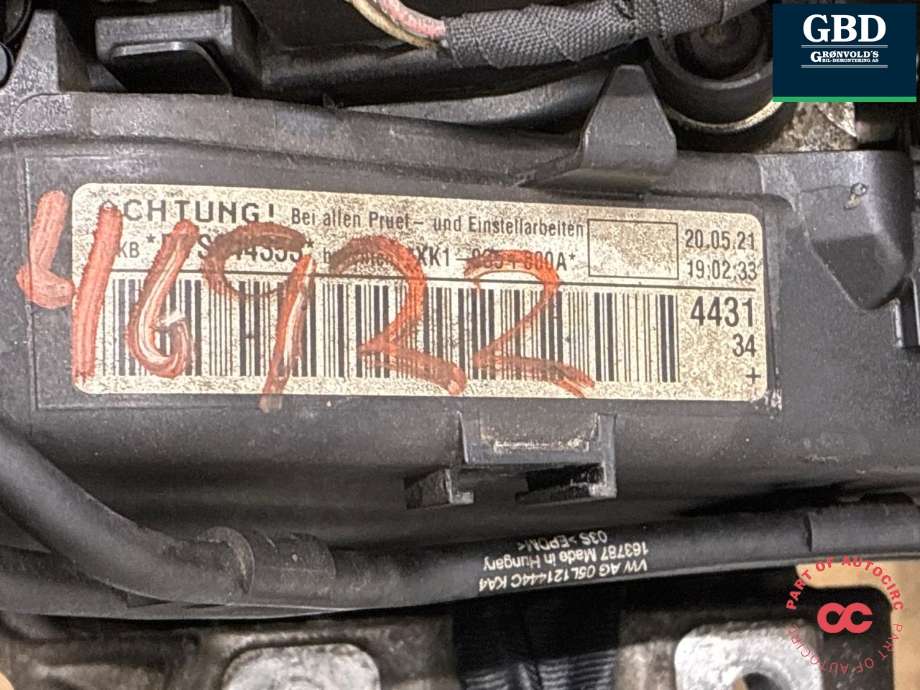 Motor diesel til VW Tiguan 2020-->> (Type II, Fase 2)  (DTSB|05L 100 032|05L 100 032 X)
