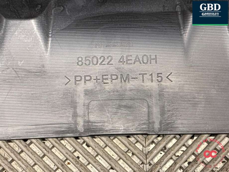 Støtfanger bak til Nissan Qashqai 2010-2014 (Type I, Fase 2)  (85022 4EA0H|)