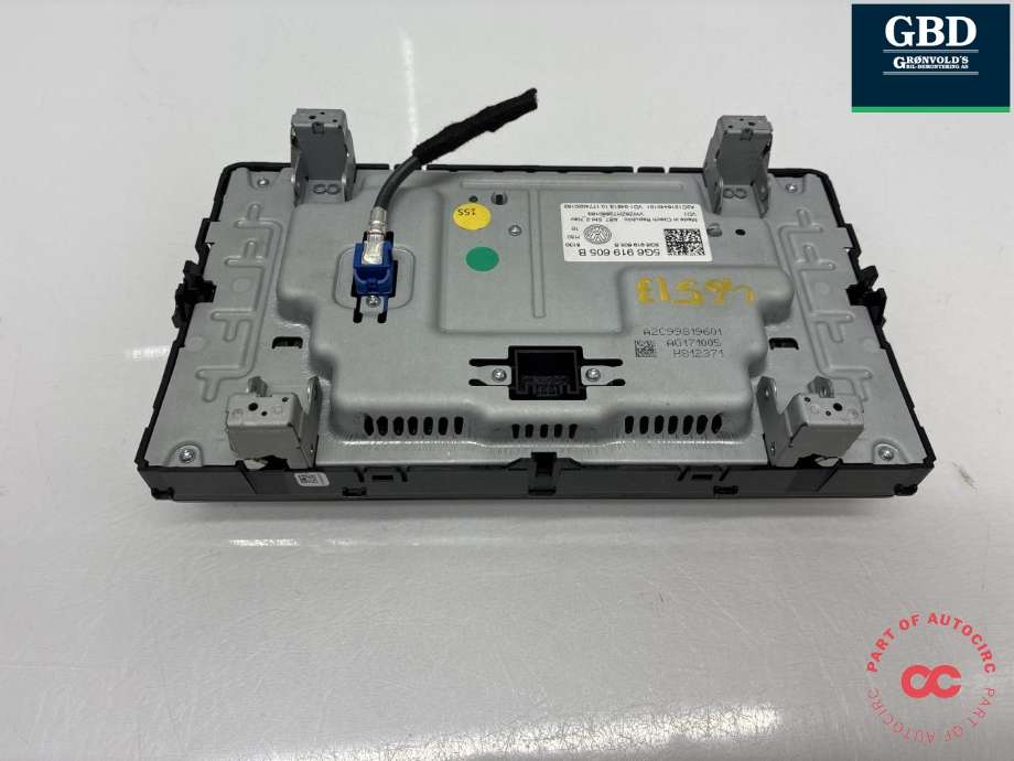 Bilstereo navigasjon skjerm til VW Passat 2015-2019 (Fase 1) (B8) (B8) (5NN 919 605 B|5G6 919 605 B|)
