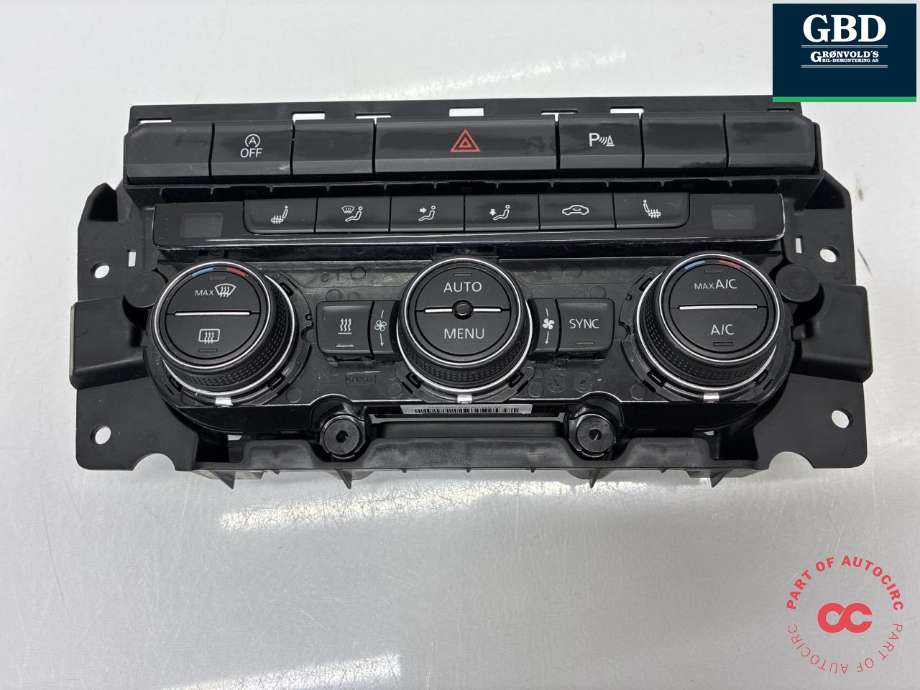 Varmeapparat betjening til VW T-Roc 2017-->>  (5G0 907 044 DB|5G0 907 044 DB WZU|)