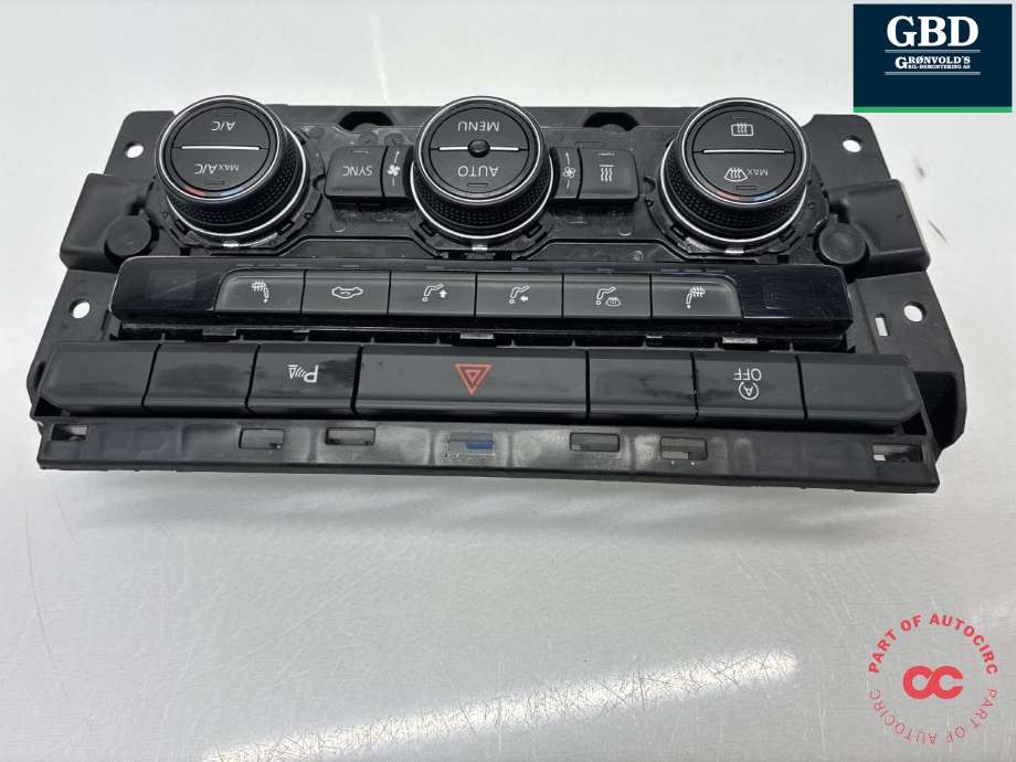 Varmeapparat betjening til VW T-Roc 2017-->>  (5G0 907 044 DB|5G0 907 044 DB WZU|)