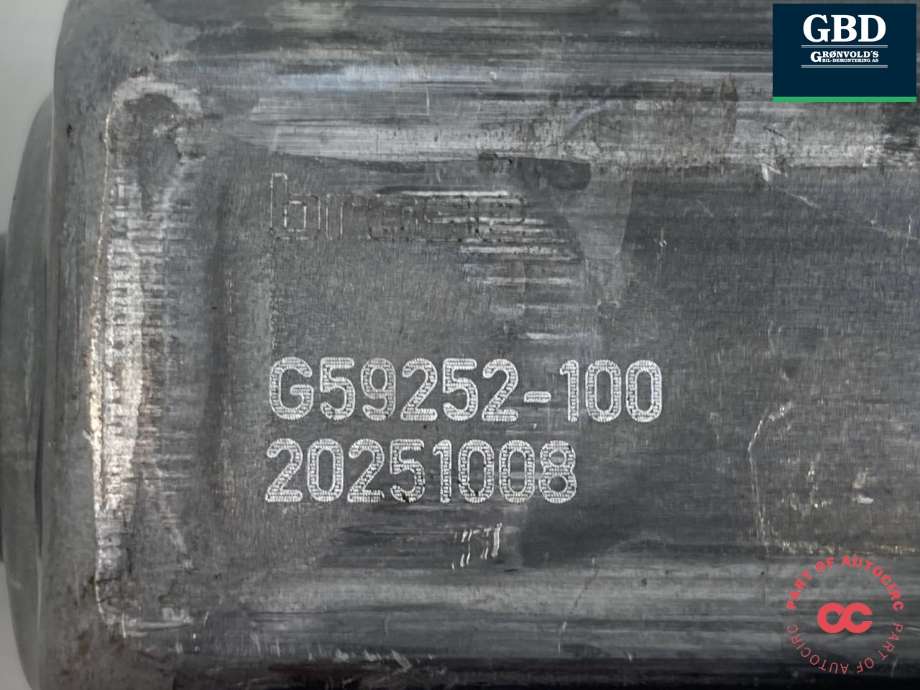 Ruteheis, kun motor, venstre bak til Tesla Model Y 2024-->> (Type II) (2004640-00-A|)