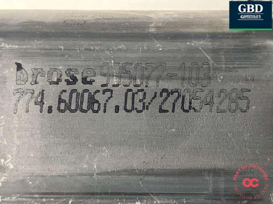 Ruteheis, kun motor, høyre foran til Land Rover Discovery 2009-2017 (Type IV)  (LR015450|AH2214B552AA|)