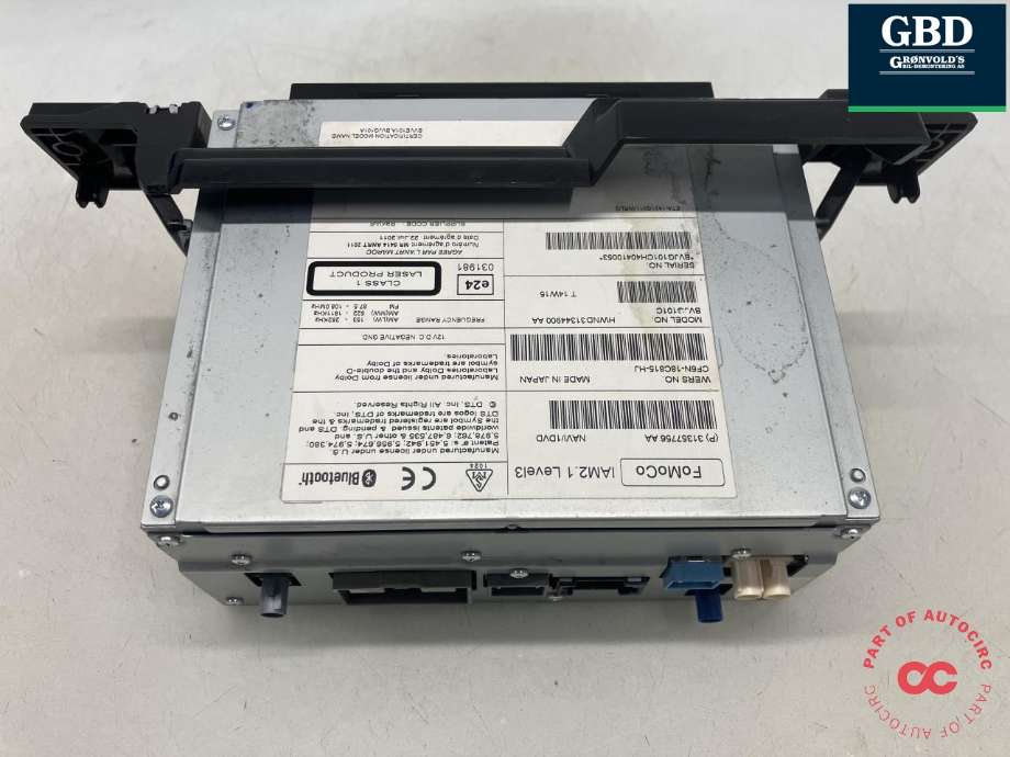 Bilstereo navigasjon spiller til Land Rover Discovery 2009-2017 (Type IV)  (LR087426|CF6N18C815HR|LR065357| CF6N18C815HJ)