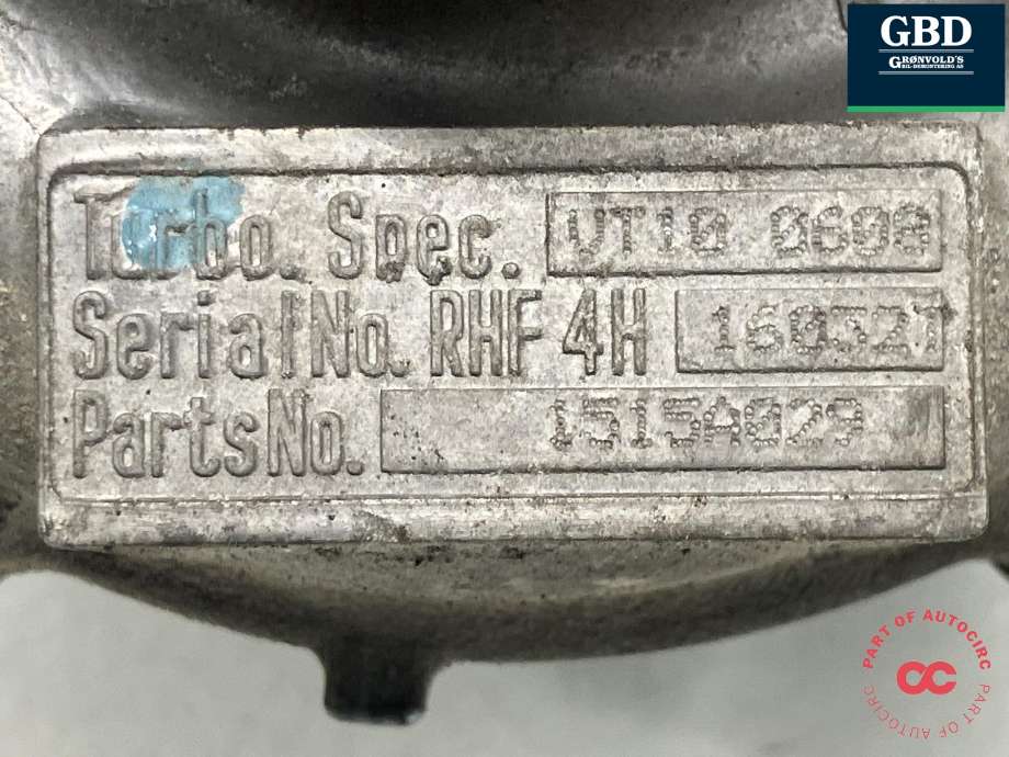 Turbo til Mitsubishi L200 2006-2015 (Type IV)  (1515A029|)