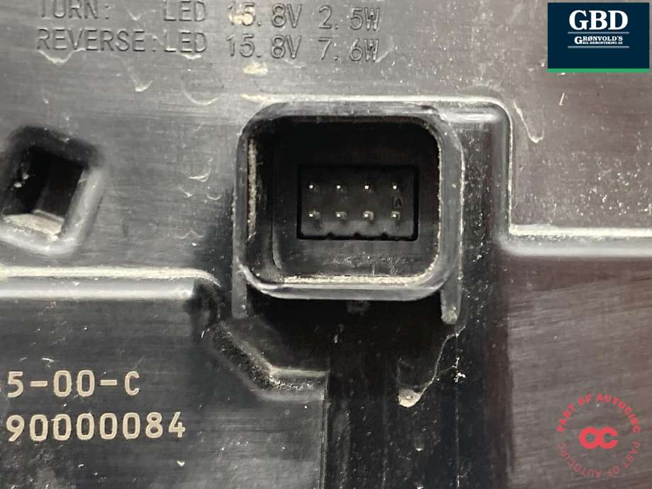 Baklykt fra støtfanger høyre til Tesla Model Y 2024-->> (Type II) (1979445-00-C|)