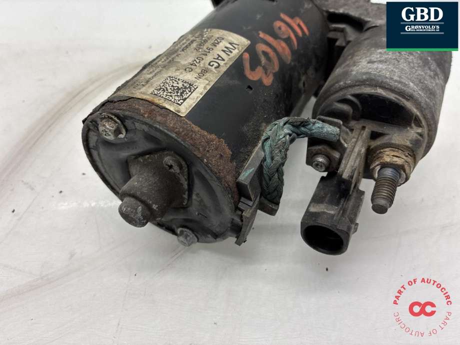 Starter diesel til VW Transporter / Caravelle 2009-2015 (Fase 2) (T5) (T5) (02M 911 024 C|02M 911 024 CX|)