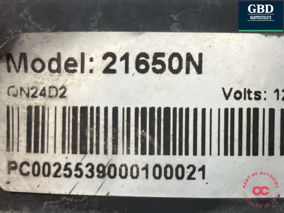 Dynamo diesel til Mercedes Sprinter 2018-->> (907/910) (907/910) (A 651 906 57 00|A 651 906 57 00 80|)