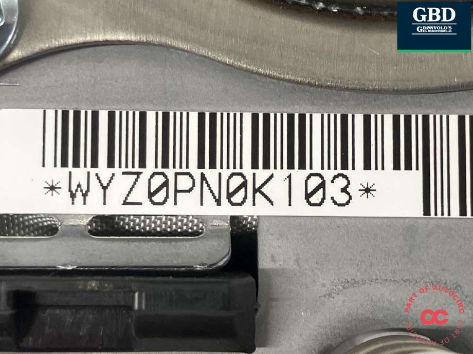 Airbag rattpute til Subaru XV 2012-2017 (Type I) (HG12X030616|)
