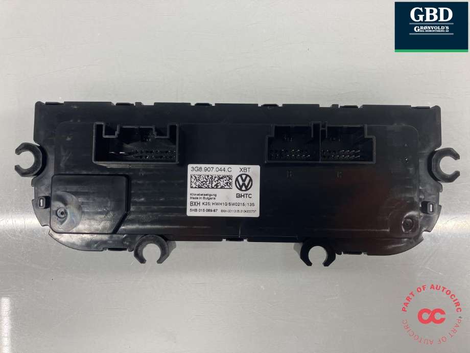 Varmeapparat betjening til VW Tiguan 2020-->> (Type II, Fase 2)  (5NA 907 044 AK|5NA 907 044 AQ XBT|5NA 907 044 AK XBT)