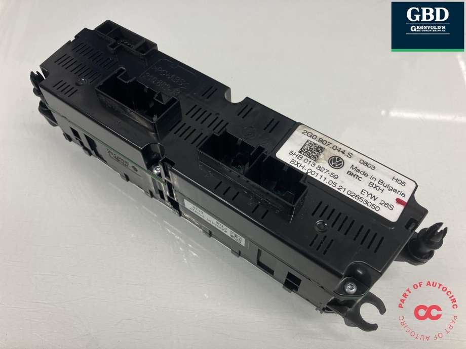 Varmeapparat betjening til VW Polo 2017-2021 (Type VI, Fase 1) (2G0 907 044 S|2G0 907 044 S EYW|)