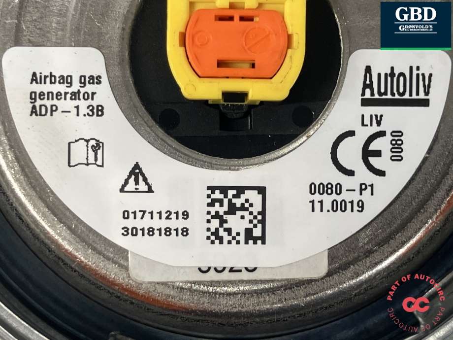Airbag rattpute til Mercedes Sprinter 2018-->> (907/910) (907/910) (A 000 860 58 01 9116|)