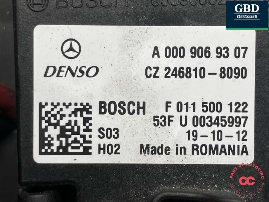 Varmeapparat motor til Mercedes Sprinter 2018-->> (907/910) (907/910) (A 000 830 79 02|)