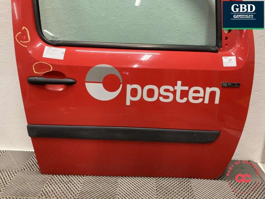 Dør høyre foran til Renault Kangoo 2008-2021 (Type II)  (801004113R|)