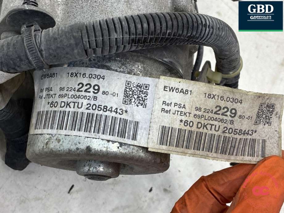 Tannstang elektrisk til Peugeot 2008 2013-2019 (Type I) (16 111 586 80|)