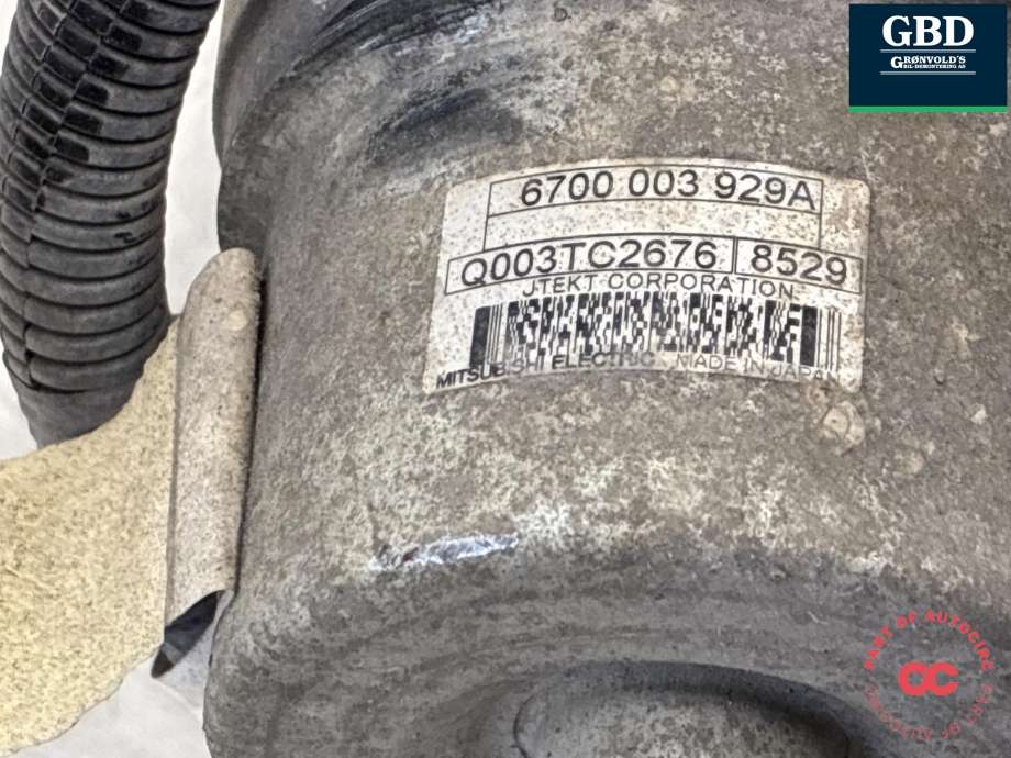 Tannstang elektrisk til Peugeot 2008 2013-2019 (Type I) (16 111 586 80|)