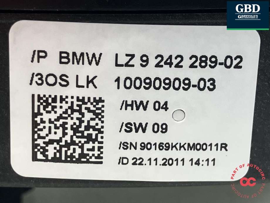 Bryter combi til BMW 1-Serie 2004-2011 (E81/E82/E87/E88) (E81/E82/E87/E88) (61 31 9 351 153|)