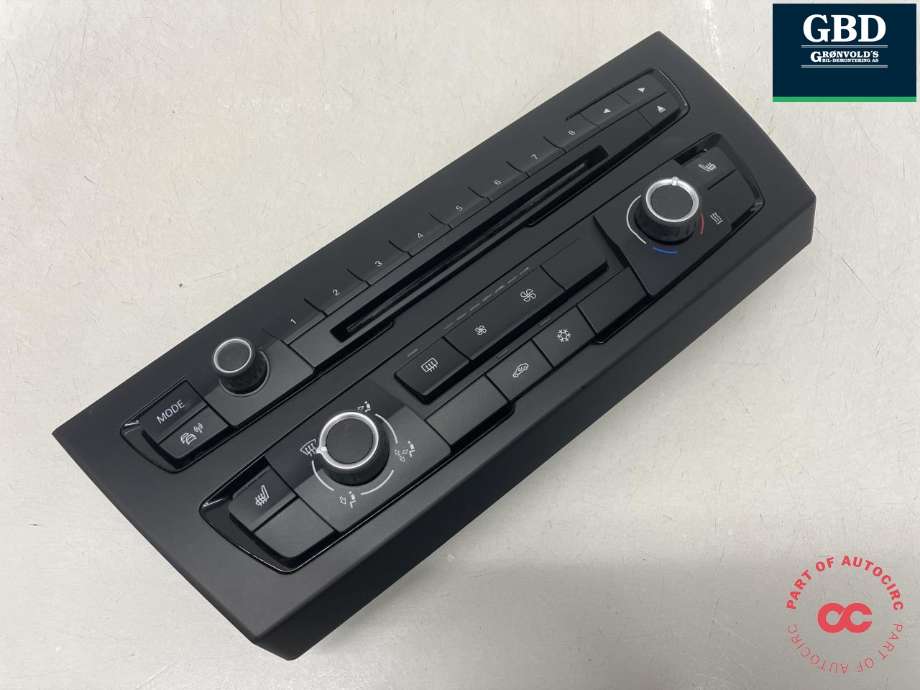 Varmeapparat betjening til BMW 1-Serie 2004-2011 (E81/E82/E87/E88) (E81/E82/E87/E88) (64 11 9 287 335|)