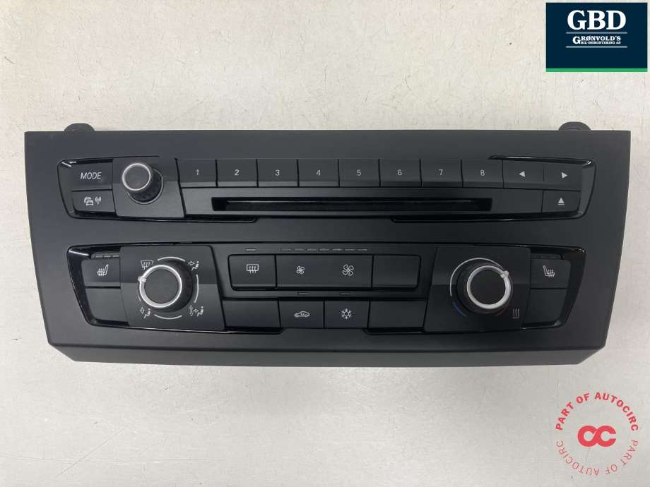 Varmeapparat betjening til BMW 1-Serie 2004-2011 (E81/E82/E87/E88) (E81/E82/E87/E88) (64 11 9 287 335|)