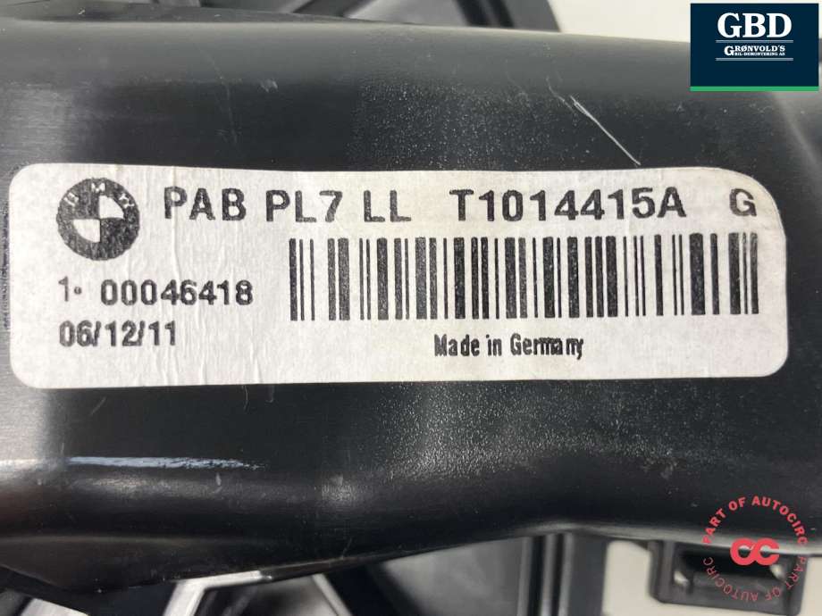 Varmeapparat motor til BMW 1-Serie 2004-2011 (E81/E82/E87/E88) (E81/E82/E87/E88) (64 11 9 350 395|)