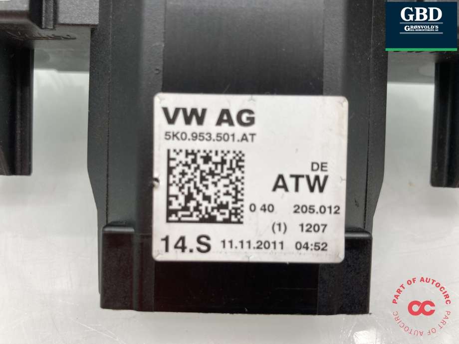 Bryter combi til VW Tiguan 2011-2016 (Type I, Fase 2)  (5K0 953 502 M  9B9|)