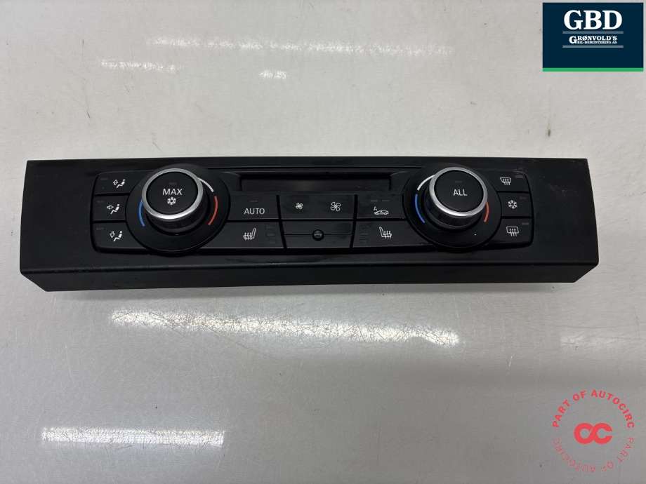 Varmeapparat betjening til BMW 3-Serie, 2005-2011 (E90/E91/E92/E93) (E90/E91/E92/E93) (64 11 9 292 262)
