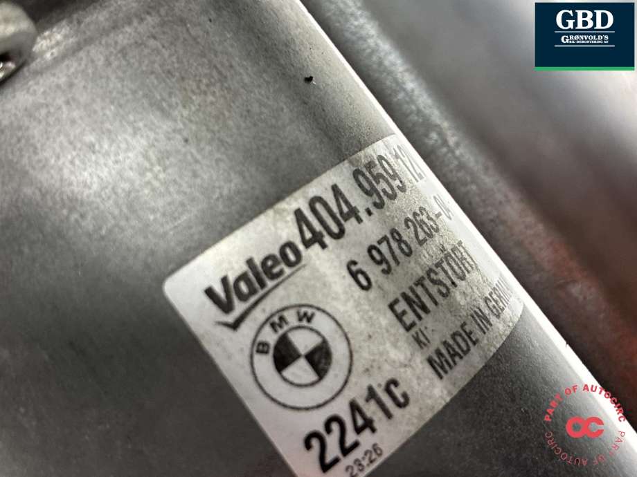 Viskermotor frontrute komplett m/overføring til BMW 3-Serie 2005-2011 (E90/E91/E92/E93) (E90/E91/E92/E93) (61 61 7 161 711|)